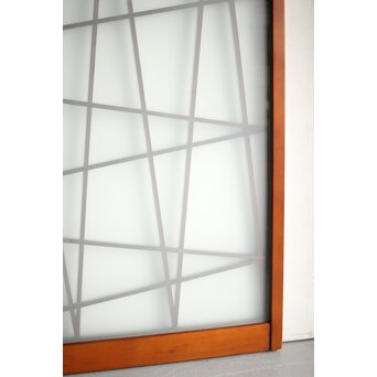 幾何学模様組子の中型建具 2枚1組　GD1309 