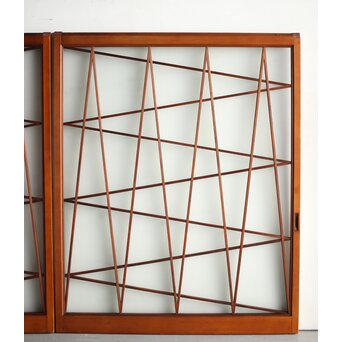 幾何学模様組子の中型建具 2枚1組　GD1309 