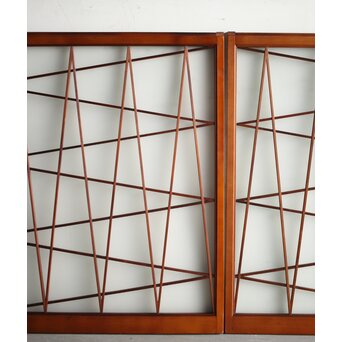 幾何学模様組子の中型建具 2枚1組　GD1309 モダンな幾何学模様