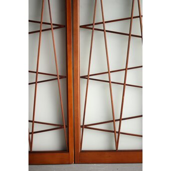幾何学模様組子の中型建具 2枚1組　GD1309 