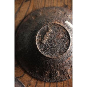 木越三右衛門 鉄茶托 2枚1組　M234 