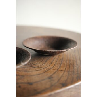 木越三右衛門 鉄茶托 2枚1組　M234 