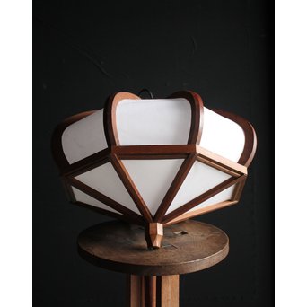 欅作りの大照明　A2016Y