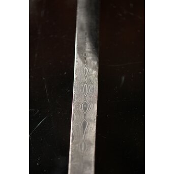 加藤清志 ニッケルダマスカス鋼/木目金ペーパーナイフ　M235 