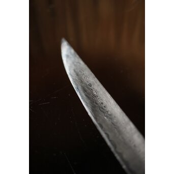 加藤清志 ニッケルダマスカス鋼/木目金ペーパーナイフ　M235 