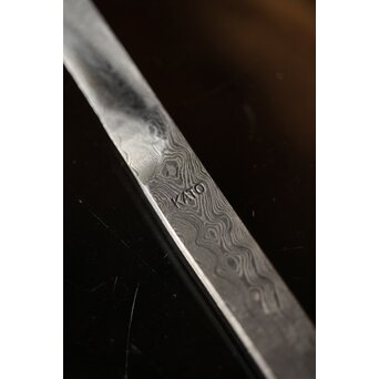 加藤清志 ニッケルダマスカス鋼/木目金ペーパーナイフ　M235 