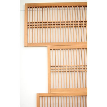 長尺 巨大筬欄間 4枚1組　R0039YD 