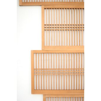 長尺 巨大筬欄間 4枚1組　R0039YD 