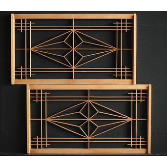 組子建具 2枚1組　R0041