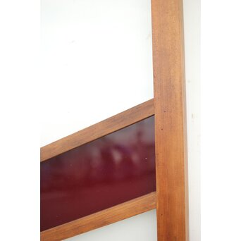 赤色ガラスの中型ガラス戸　GD1310 