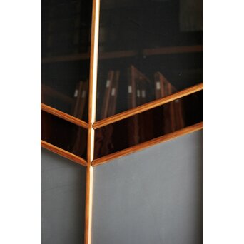 赤色ガラスの中型ガラス戸　GD1310 