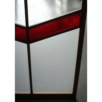 赤色ガラスの中型ガラス戸　GD1310 