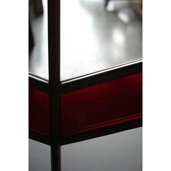 赤色ガラスの中型ガラス戸　GD1310 