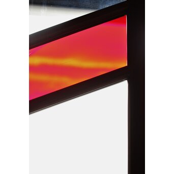 赤色ガラスの中型ガラス戸　GD1310 