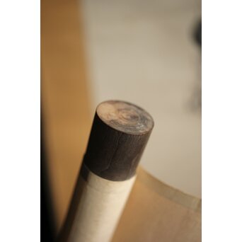 鷗舟作 紙本掛軸 野晒　Z230 