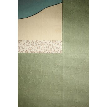 無銘 美人画 絹本彩色掛軸　Z231 