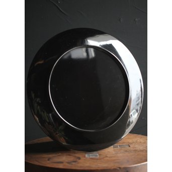 輪島慶塚 溜塗盛器 盆　Q112 