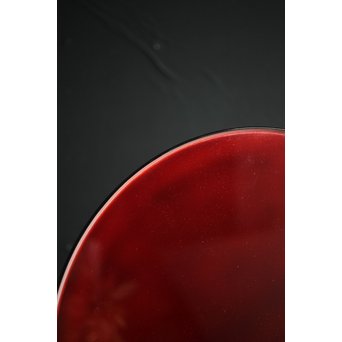 輪島慶塚 溜塗盛器 盆　Q112 