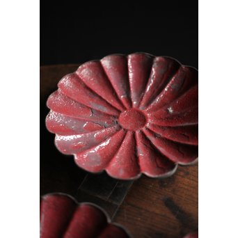 菊型七宝菓子皿 6枚　Y027 