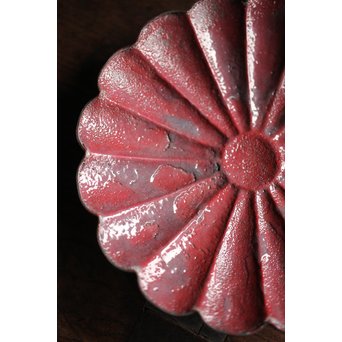 菊型七宝菓子皿 6枚　Y027 