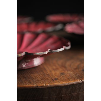 菊型七宝菓子皿 6枚　Y027 