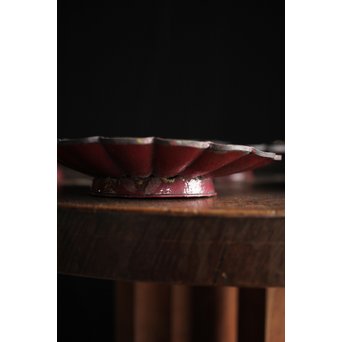 菊型七宝菓子皿 6枚　Y027 