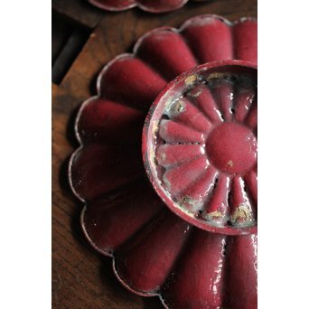 菊型七宝菓子皿 6枚　Y027 