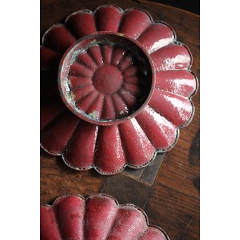 菊型七宝菓子皿 6枚　Y027 