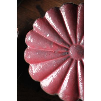 菊型七宝菓子皿 6枚　Y027 