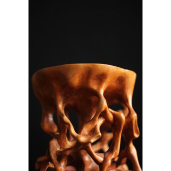 黄楊の根木台 瓶座　X259 