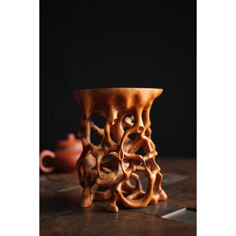 黄楊の根木台 瓶座　X259 