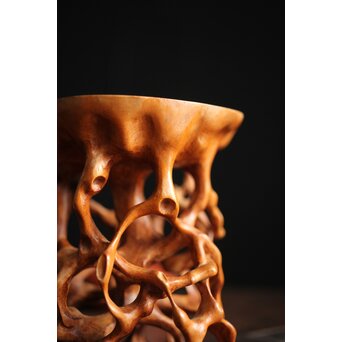 黄楊の根木台 瓶座　X259 