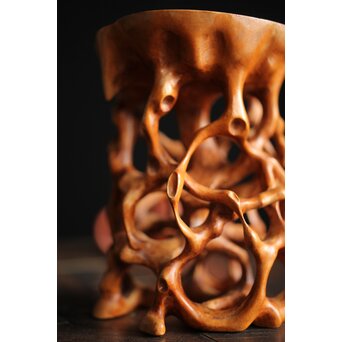 黄楊の根木台 瓶座　X259 