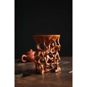 黄楊の根木台 瓶座　X259 