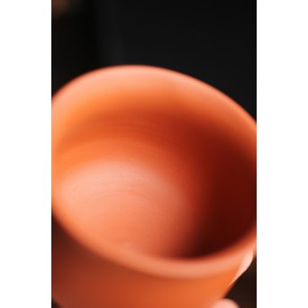 山田常山 朱泥常滑煎茶碗 5客　P201 