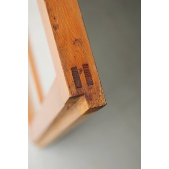 窓付 背面ガラスの細身格子戸 4枚1組　L1037Y 