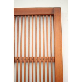 窓付 背面ガラスの細身格子戸 4枚1組　L1037Y 