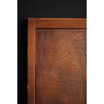 総欅 欅一枚板の引戸 2枚1組　B997 