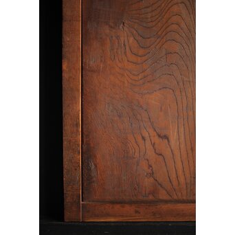 総欅 欅一枚板の引戸 2枚1組　B997 