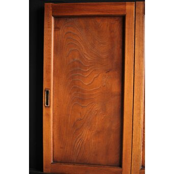 総欅 欅一枚板の引戸 2枚1組　B997 