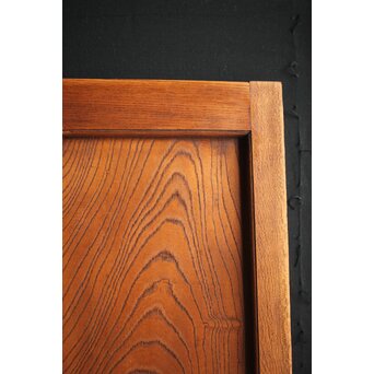 総欅 欅一枚板の引戸 2枚1組　B997 