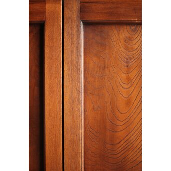 総欅 欅一枚板の引戸 2枚1組　B997 