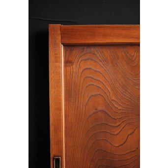 総欅 欅一枚板の引戸 2枚1組　B997 