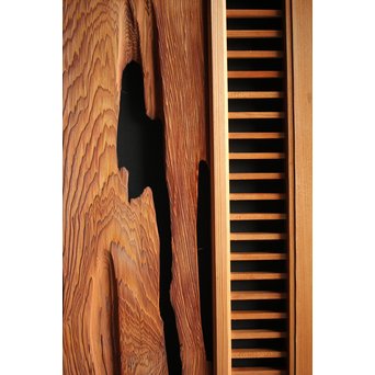 自然木と筬の欄間 2枚1組　R0042 