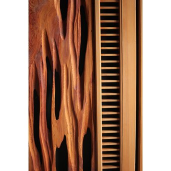 自然木と筬の欄間 2枚1組　R0042 