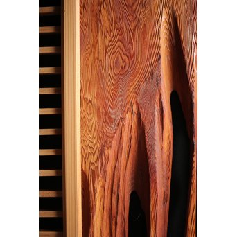 自然木と筬の欄間 2枚1組　R0042 