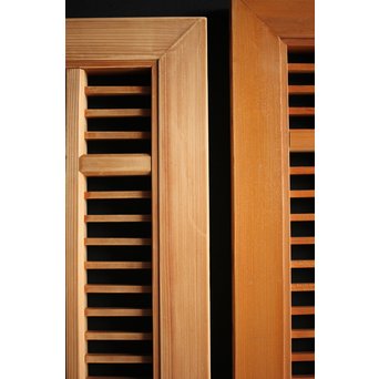 自然木と筬の欄間 2枚1組　R0042 