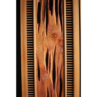 自然木と筬の欄間 2枚1組　R0042 