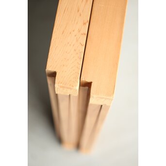 白木 両面ガラス入桐組子書院 4枚1組　R0044 