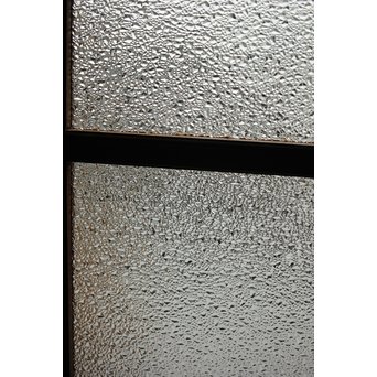 ダイアと黄色ガラスの欄間/明り取りS 2枚1組　R0045 